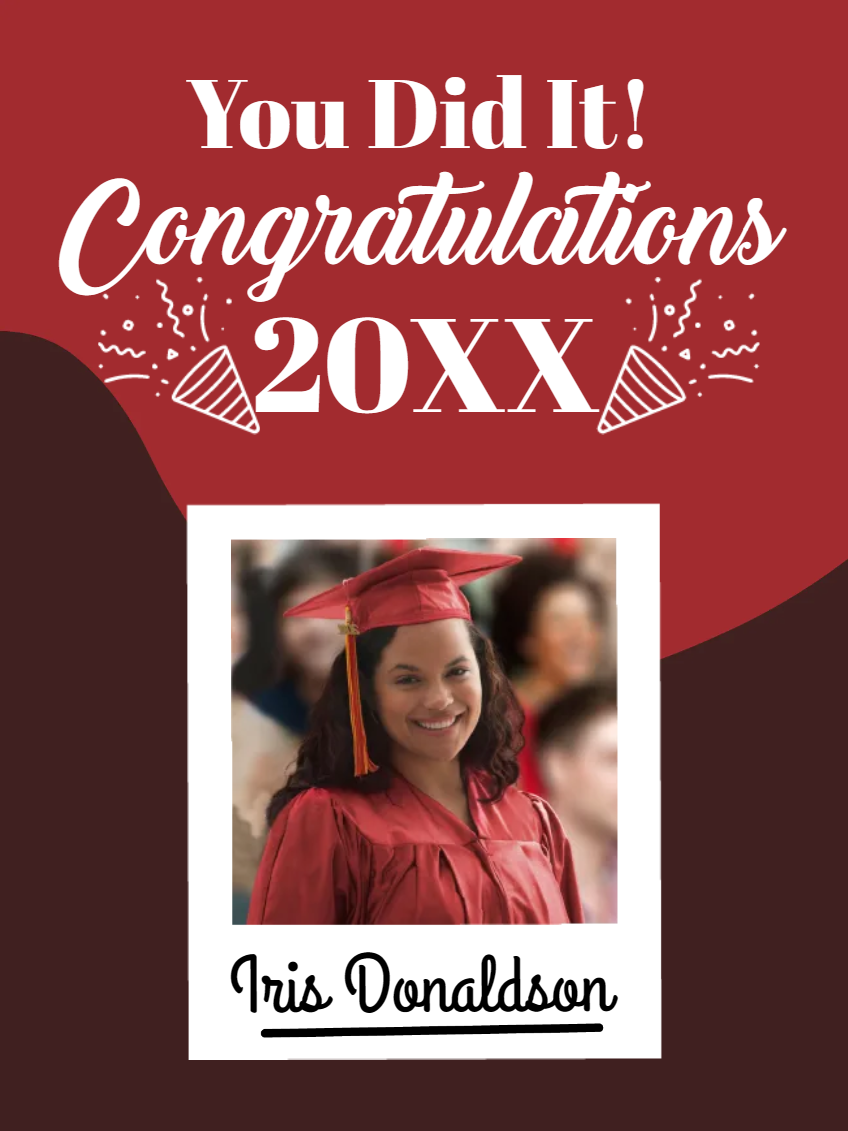 Custom Outdoor Yard Signs Multiple Sizes You Did It 20XX