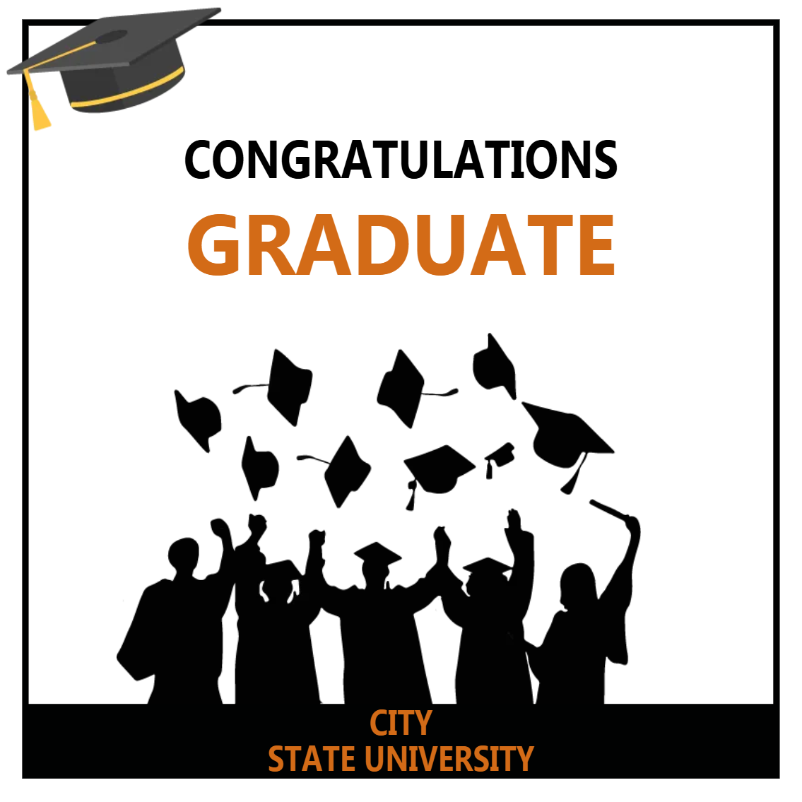 Custom Outdoor Yard Signs Multiple Sizes Graduate