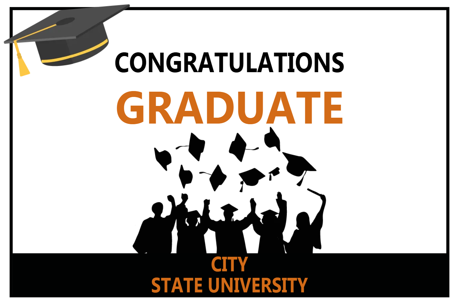 Custom Outdoor Yard Signs Multiple Sizes Graduate