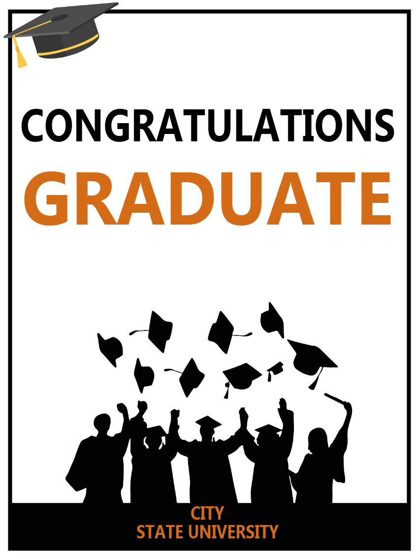 Custom Outdoor Yard Signs Multiple Sizes Graduate