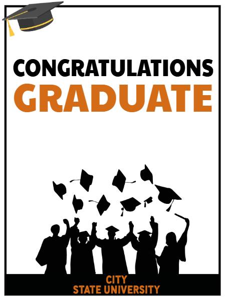 Custom Outdoor Yard Signs Multiple Sizes Graduate