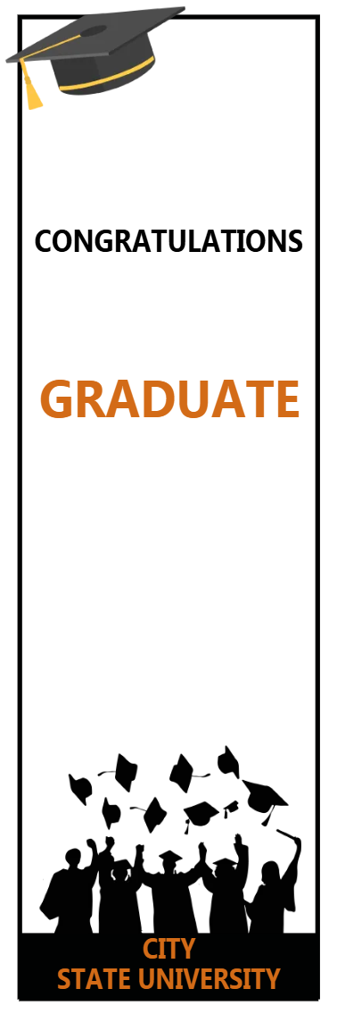 Custom Outdoor Yard Signs Multiple Sizes Graduate