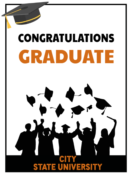 Custom Outdoor Yard Signs Multiple Sizes Graduate