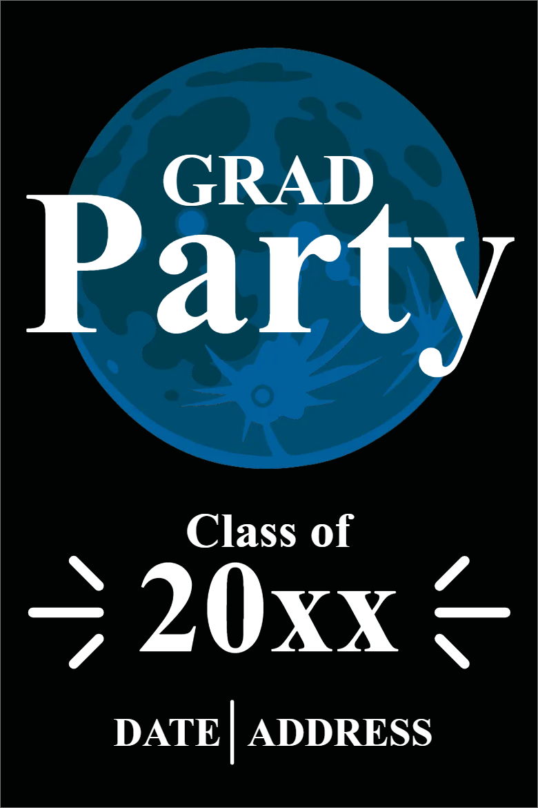 Custom Outdoor Yard Signs Multiple Sizes Grad Party