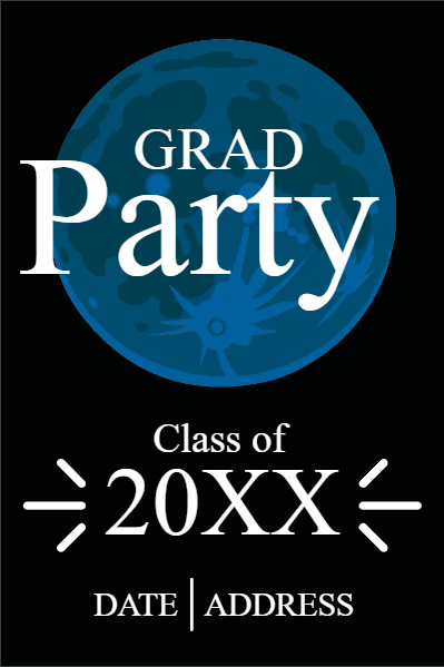 Custom Outdoor Yard Signs Multiple Sizes Grad Party