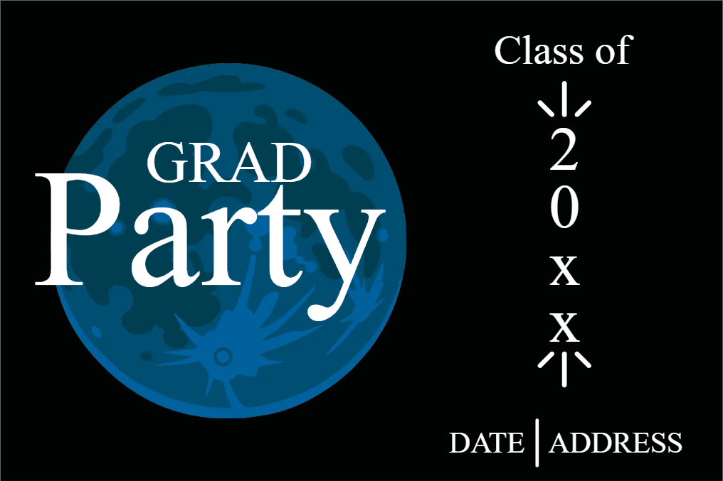 Custom Outdoor Yard Signs Multiple Sizes Grad Party