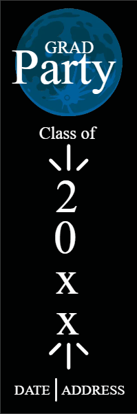 Custom Outdoor Yard Signs Multiple Sizes Grad Party