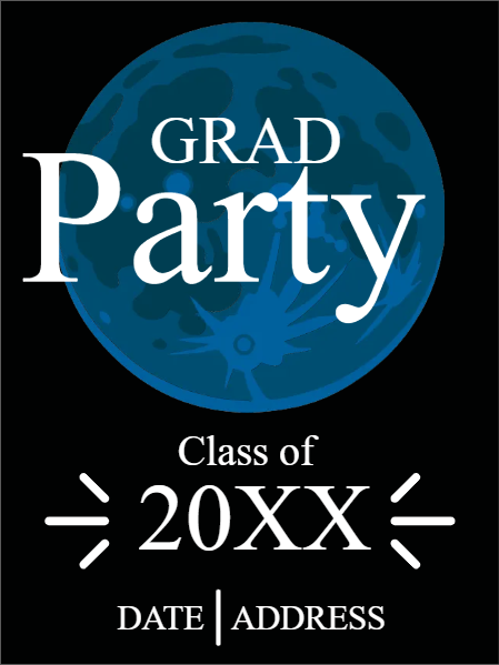 Custom Outdoor Yard Signs Multiple Sizes Grad Party