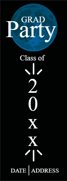 Custom Outdoor Yard Signs Multiple Sizes Grad Party