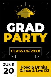 Custom Outdoor Yard Signs Multiple Sizes Graduation Party
