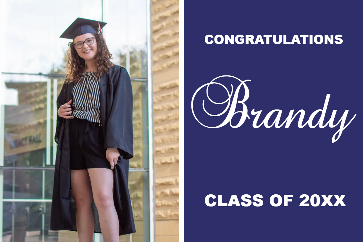 Custom Outdoor Yard Signs Multiple Sizes Congratulations