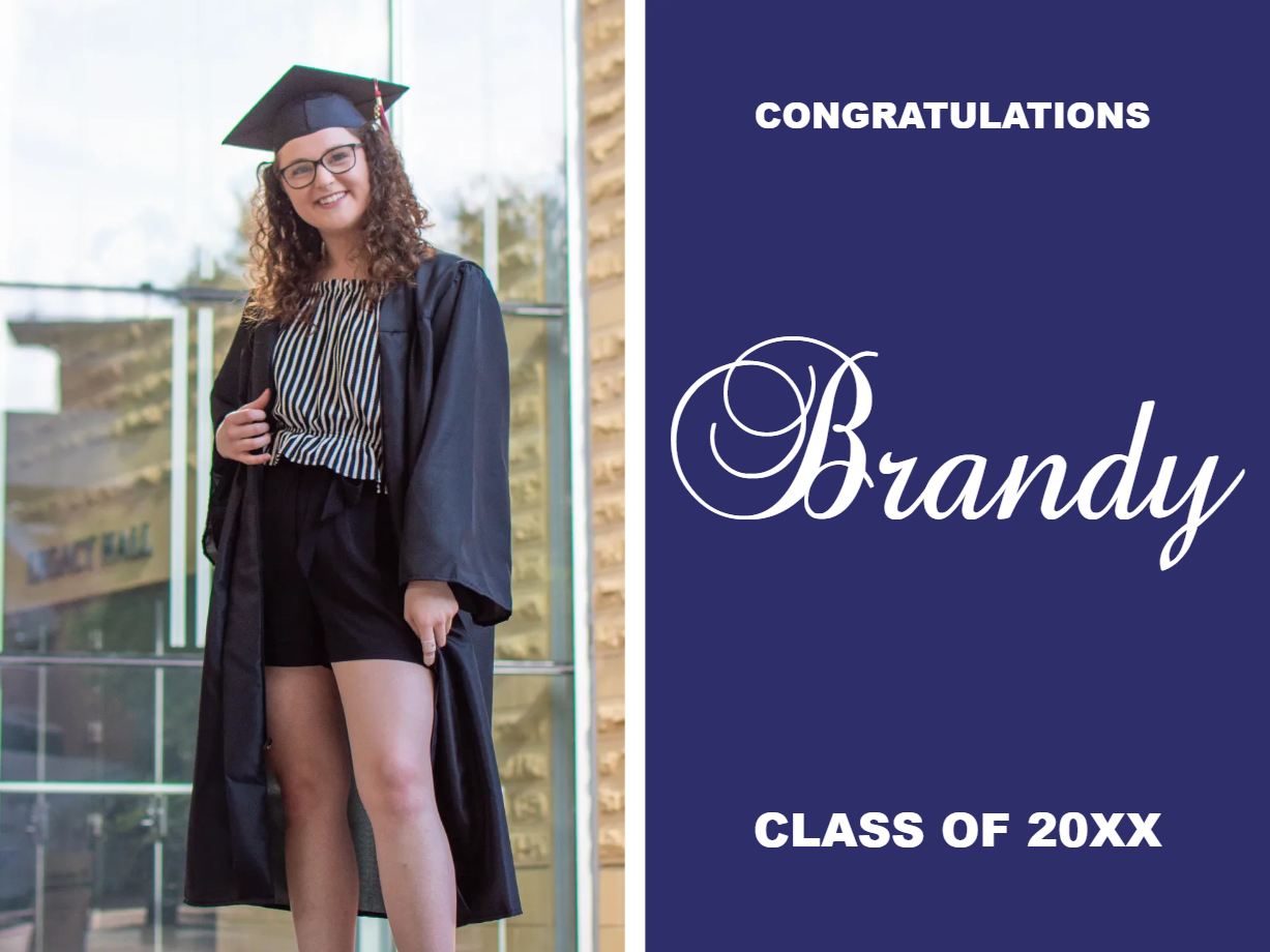 Custom Outdoor Yard Signs Multiple Sizes Congratulations