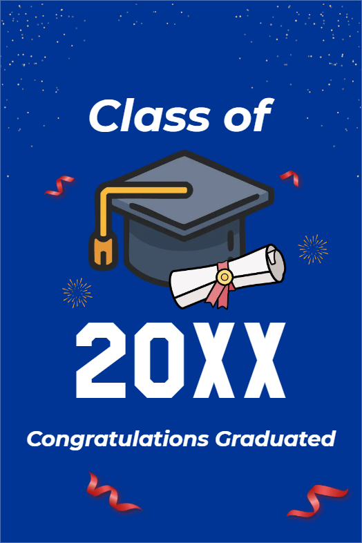 Custom Outdoor Yard Signs Multiple Sizes Class of