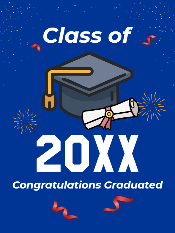 Custom Outdoor Yard Signs Multiple Sizes Class of