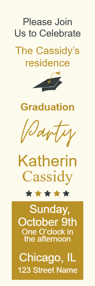 Custom Outdoor Yard Signs Multiple Sizes Graduation Party
