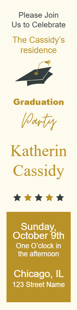 Custom Outdoor Yard Signs Multiple Sizes Graduation Party