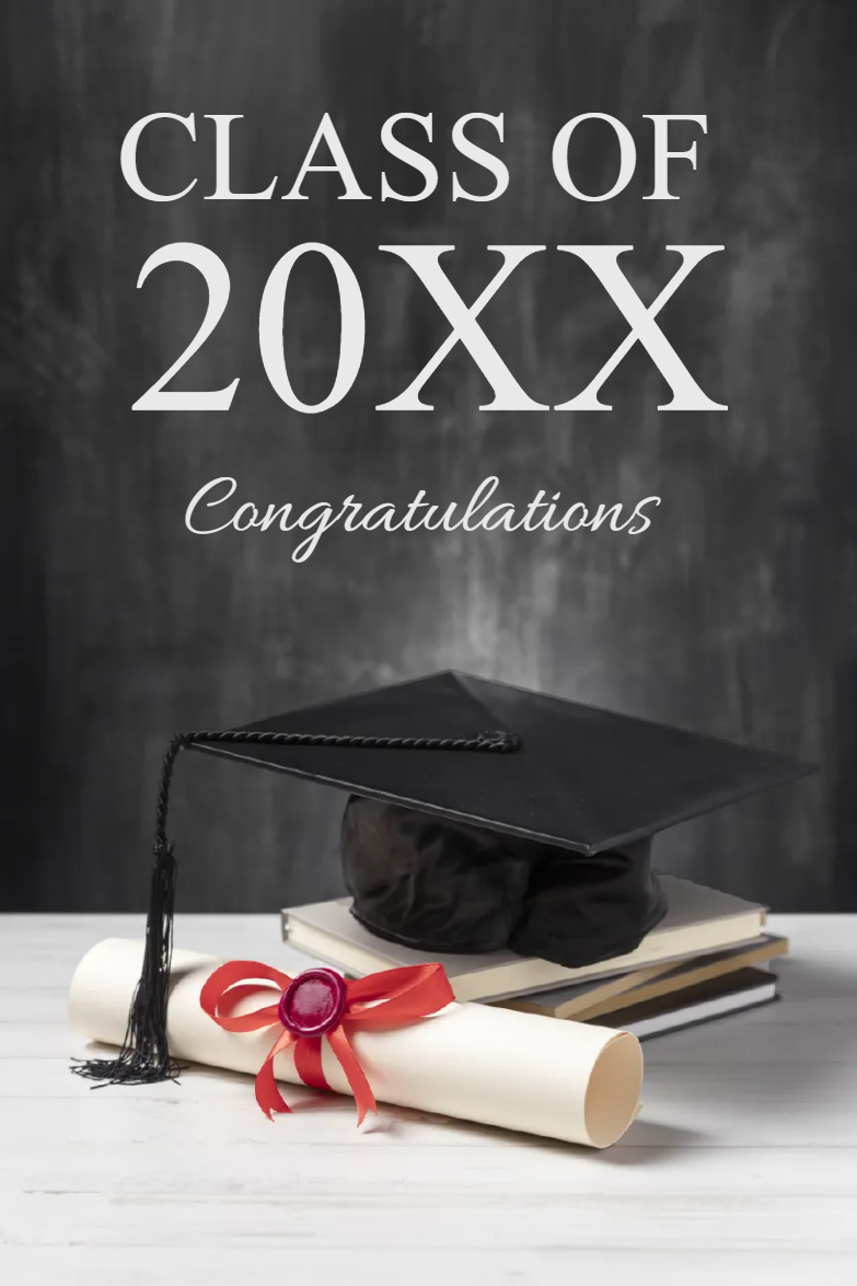 Custom Outdoor Yard Signs Multiple Sizes Class of 20XX