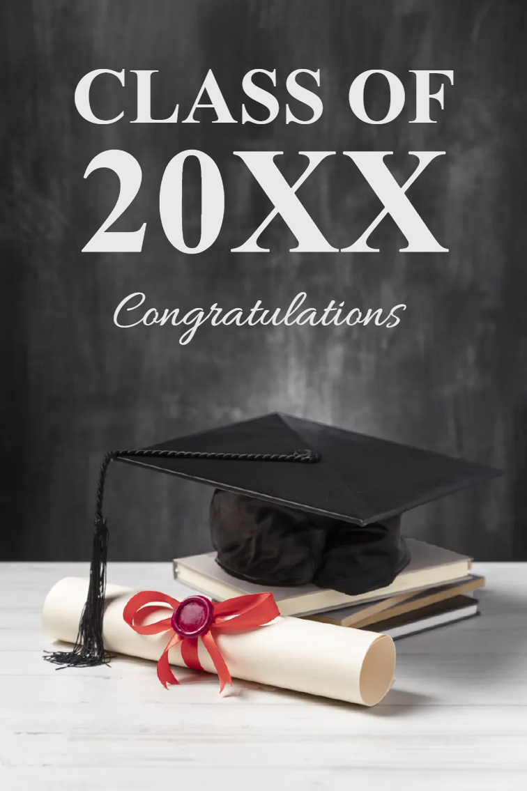 Custom Outdoor Yard Signs Multiple Sizes Class of 20XX