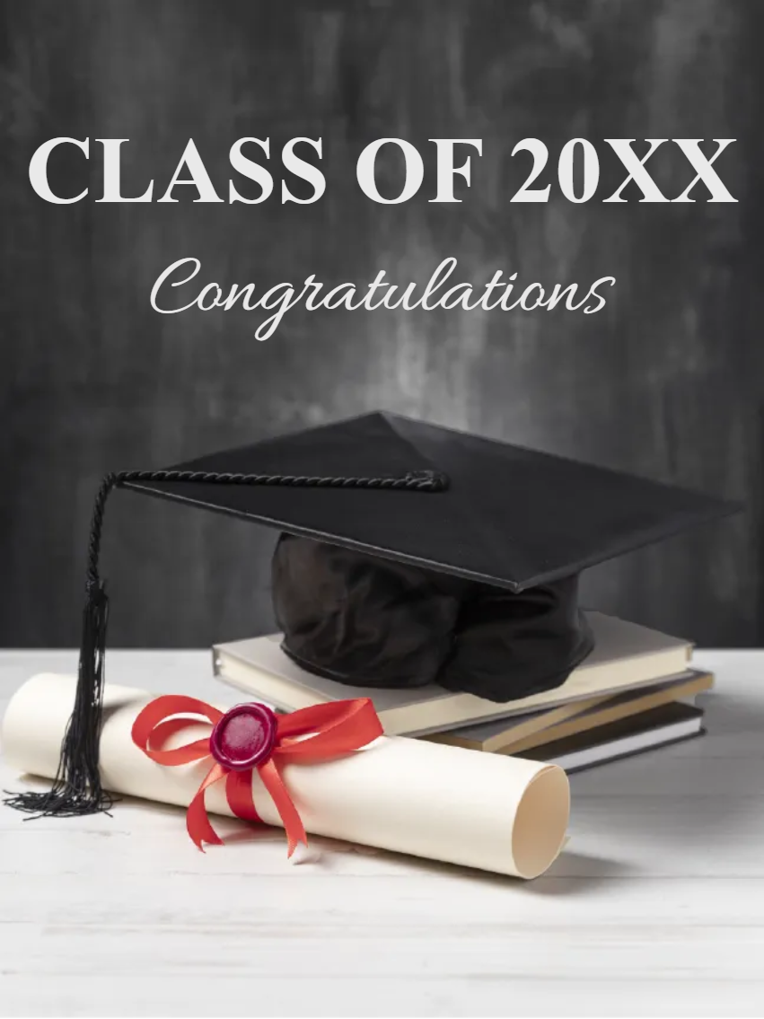 Custom Outdoor Yard Signs Multiple Sizes Class of 20XX