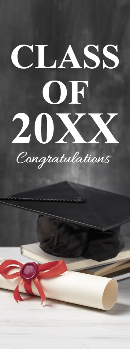 Custom Outdoor Yard Signs Multiple Sizes Class of 20XX