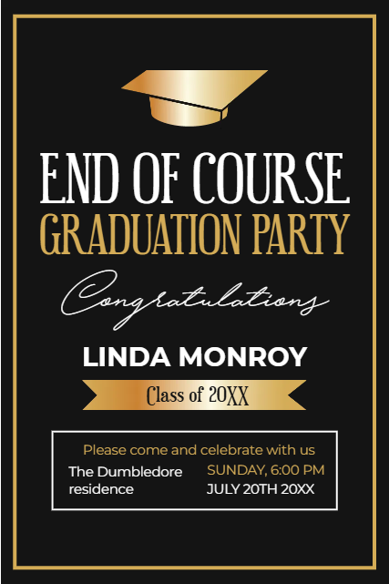 Custom Outdoor Yard Signs Multiple Sizes End of Course