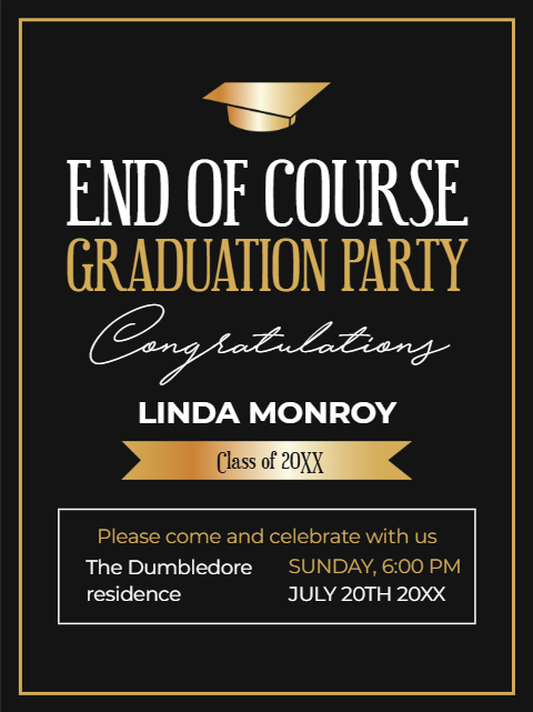 Custom Outdoor Yard Signs Multiple Sizes End of Course