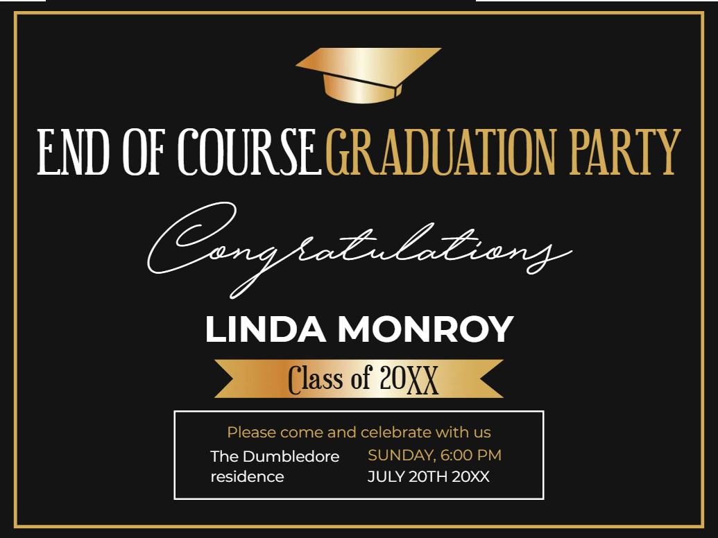 Custom Outdoor Yard Signs Multiple Sizes End of Course