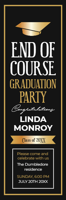 Custom Outdoor Yard Signs Multiple Sizes End of Course