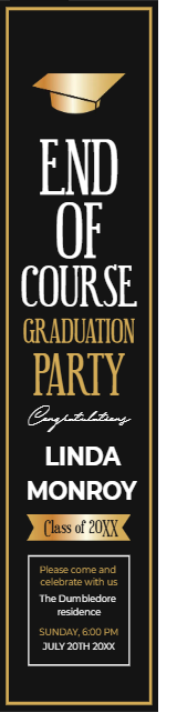 Custom Outdoor Yard Signs Multiple Sizes End of Course