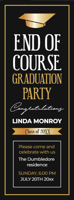 Custom Outdoor Yard Signs Multiple Sizes End of Course