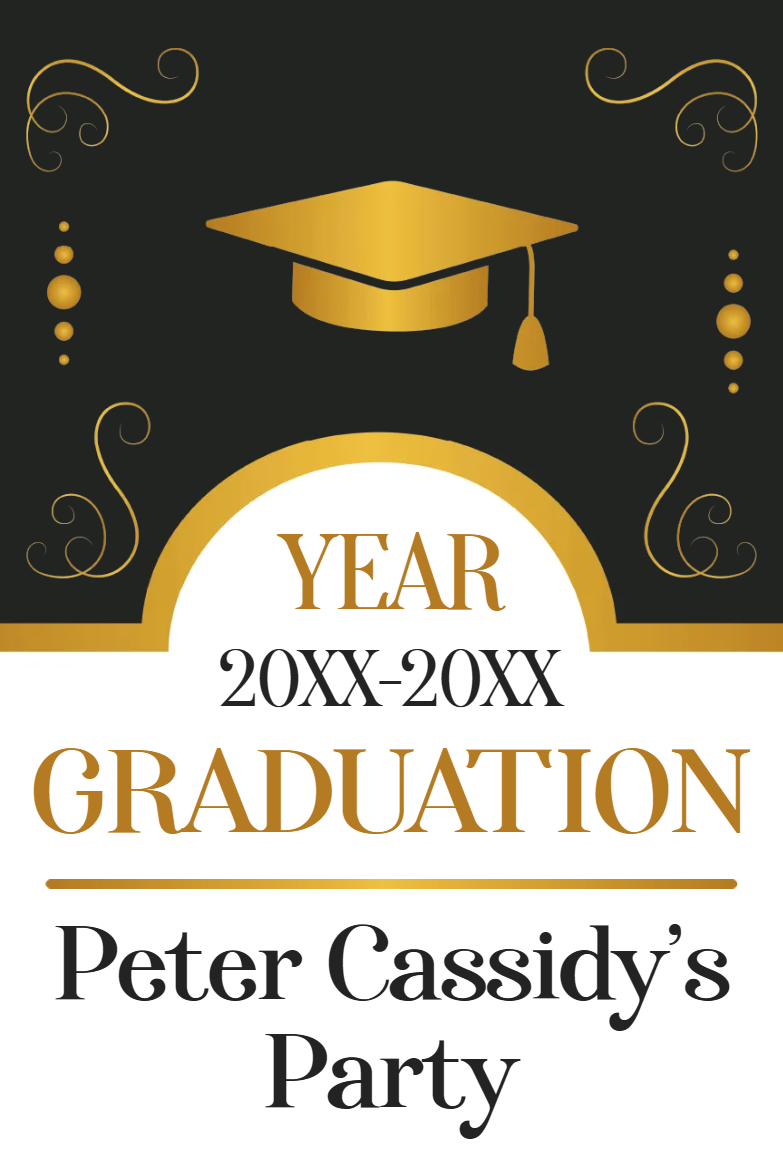 Custom Outdoor Yard Signs Multiple Sizes Year 20XX