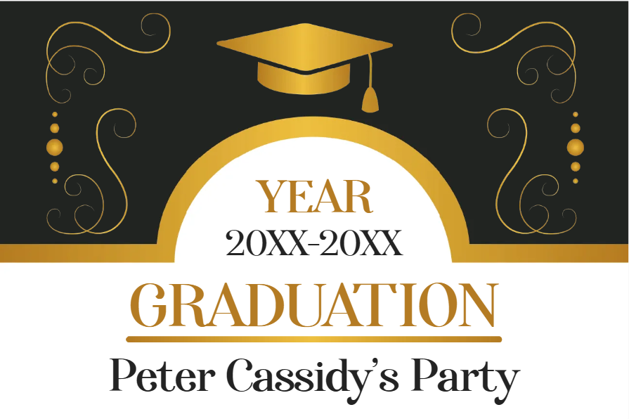 Custom Outdoor Yard Signs Multiple Sizes Year 20XX