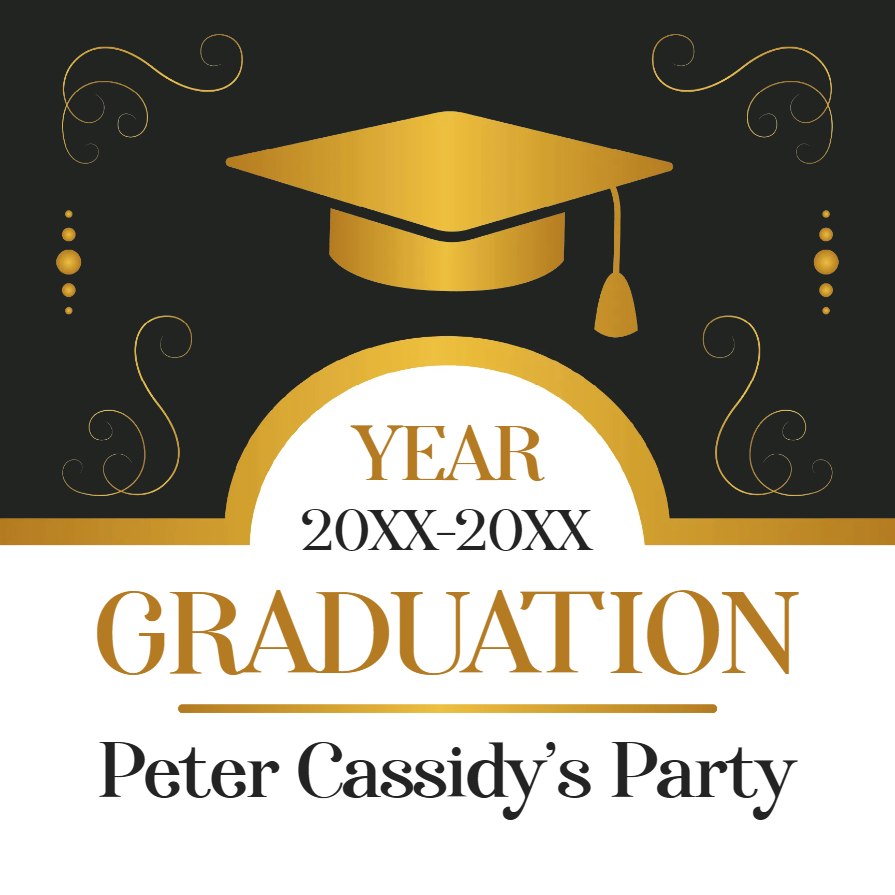 Custom Outdoor Yard Signs Multiple Sizes Year 20XX