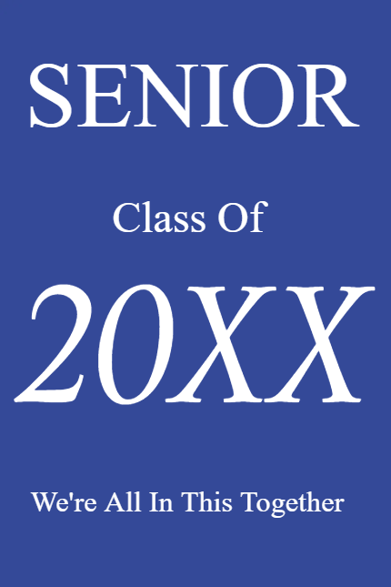 Custom Outdoor Yard Signs Multiple Sizes Senior Class