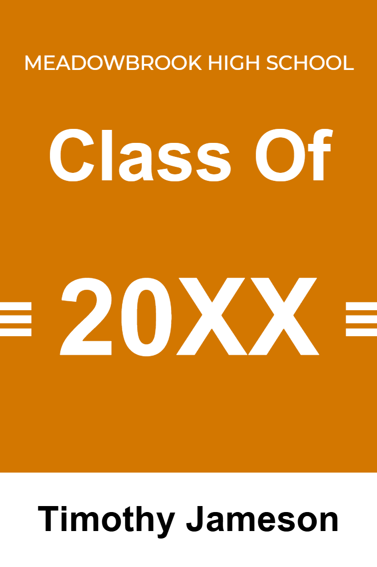 Custom Outdoor Yard Signs Multiple Sizes Class