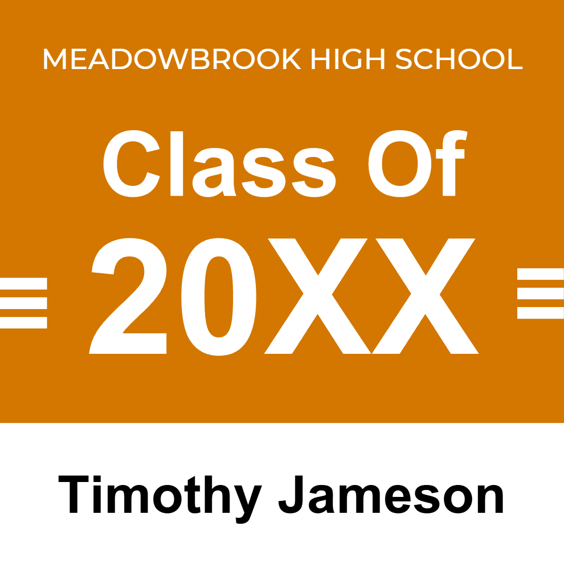 Custom Outdoor Yard Signs Multiple Sizes Class