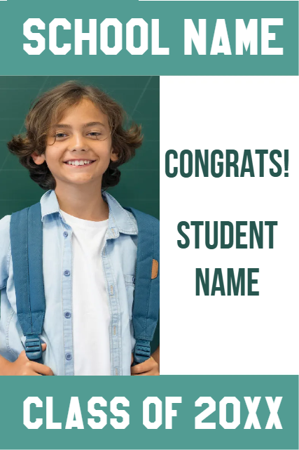 Custom Outdoor Yard Signs Multiple Sizes School Name