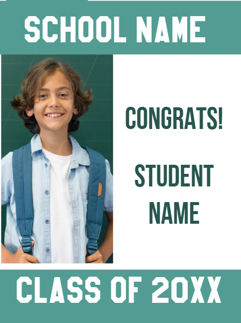 Custom Outdoor Yard Signs Multiple Sizes School Name