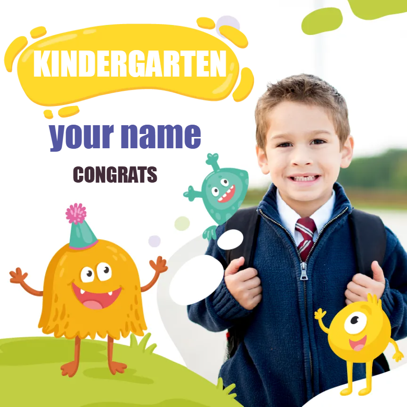 Custom Outdoor Yard Signs Multiple Sizes Kindergarden