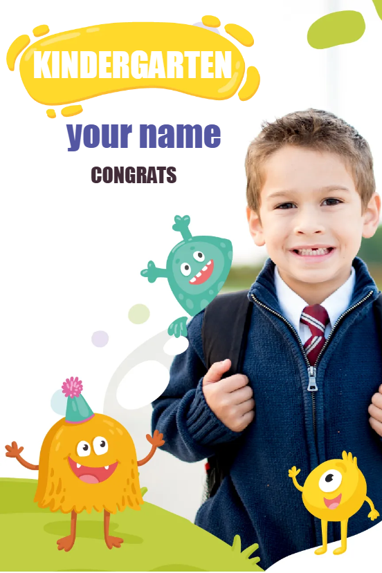 Custom Outdoor Yard Signs Multiple Sizes Kindergarden