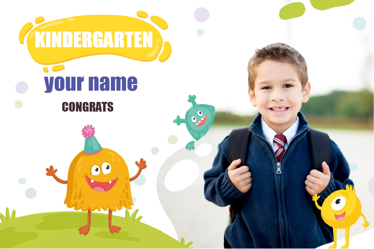 Custom Outdoor Yard Signs Multiple Sizes Kindergarden