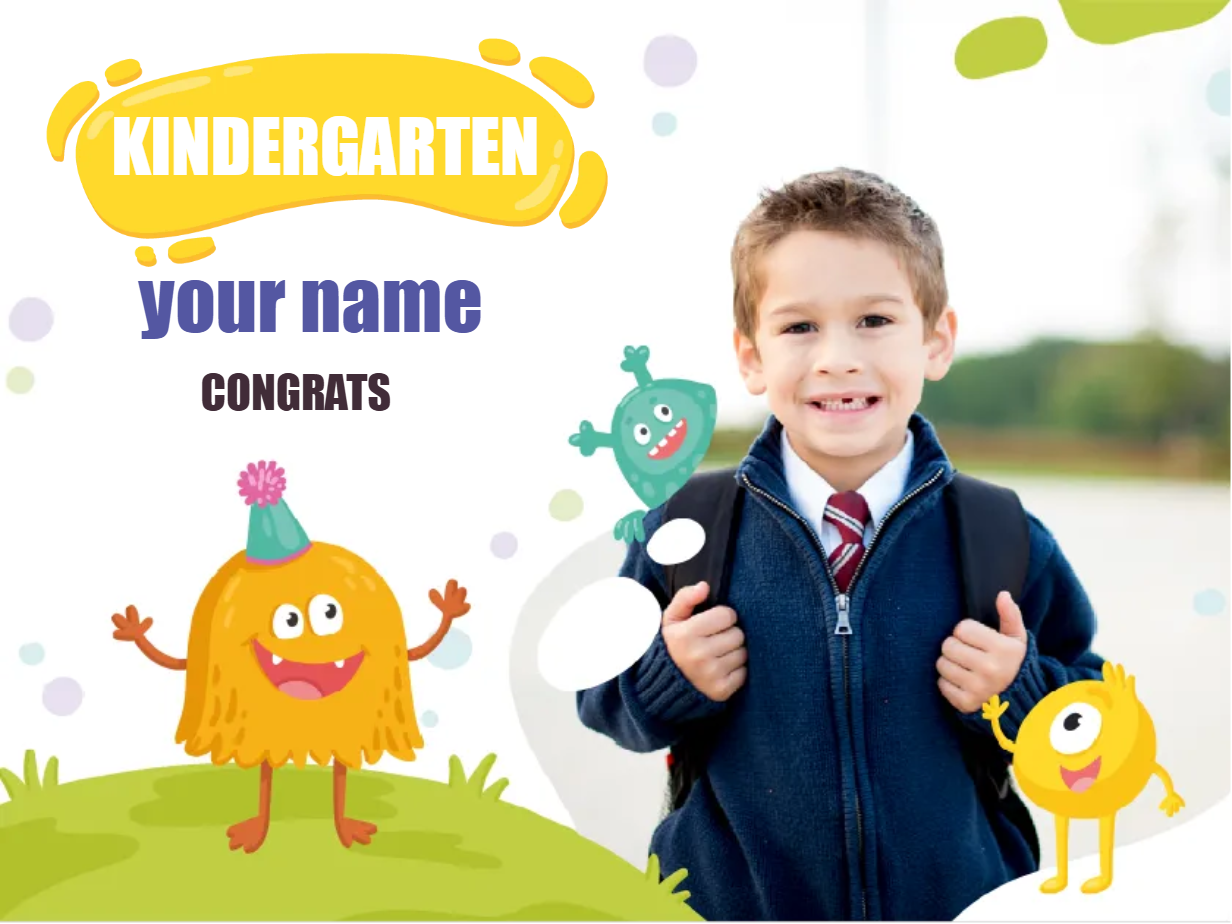 Custom Outdoor Yard Signs Multiple Sizes Kindergarden