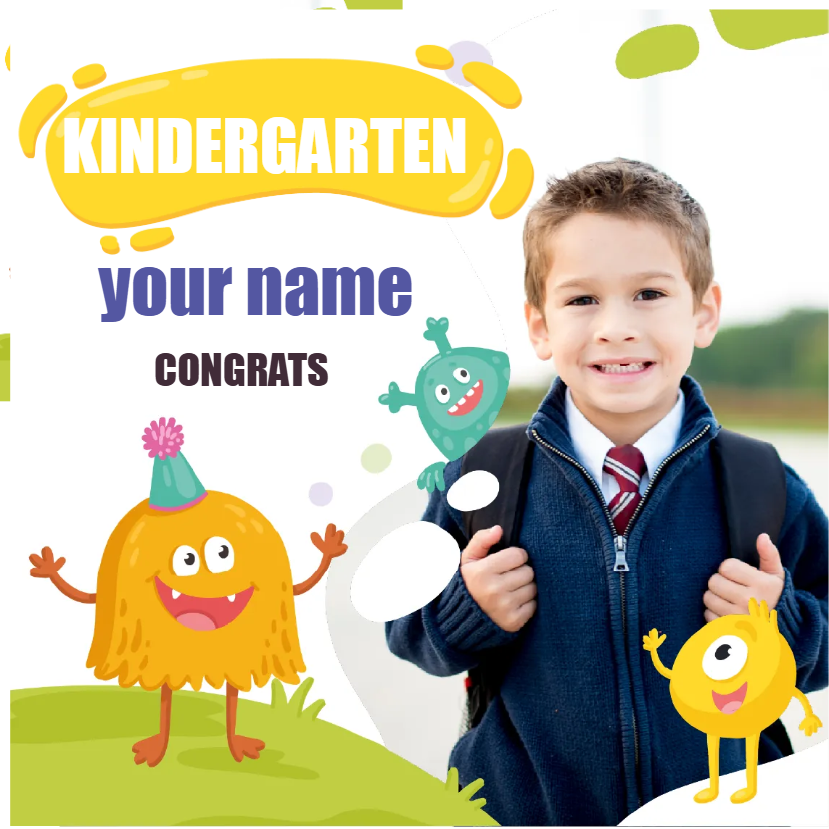 Custom Outdoor Yard Signs Multiple Sizes Kindergarden