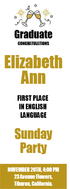 Custom Outdoor Yard Signs Multiple Sizes Graduates