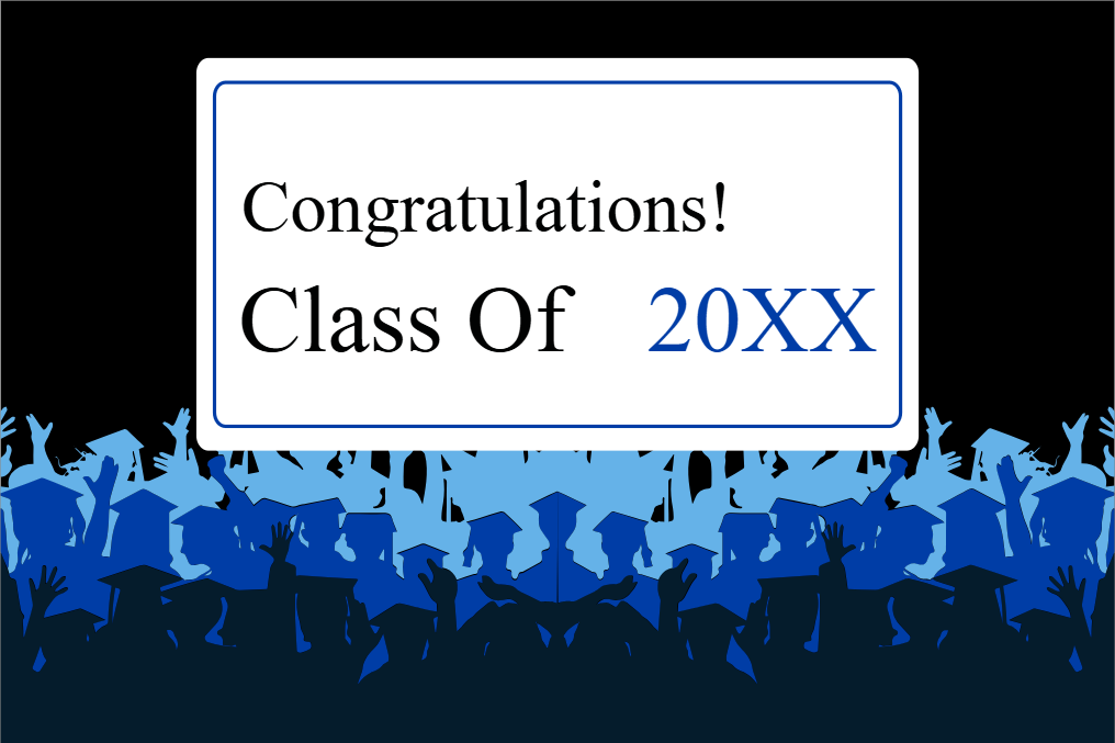 Custom Outdoor Yard Signs Multiple Sizes Class of 20XX