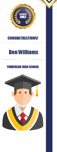 Custom Outdoor Yard Signs Multiple Sizes Class Of 20XX