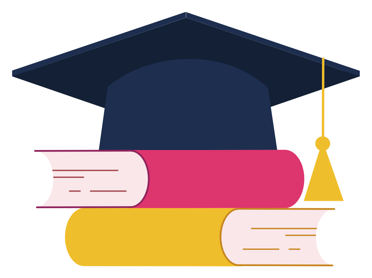 Custom Outdoor Yard Signs Multiple Sizes Graduation Hat and Books