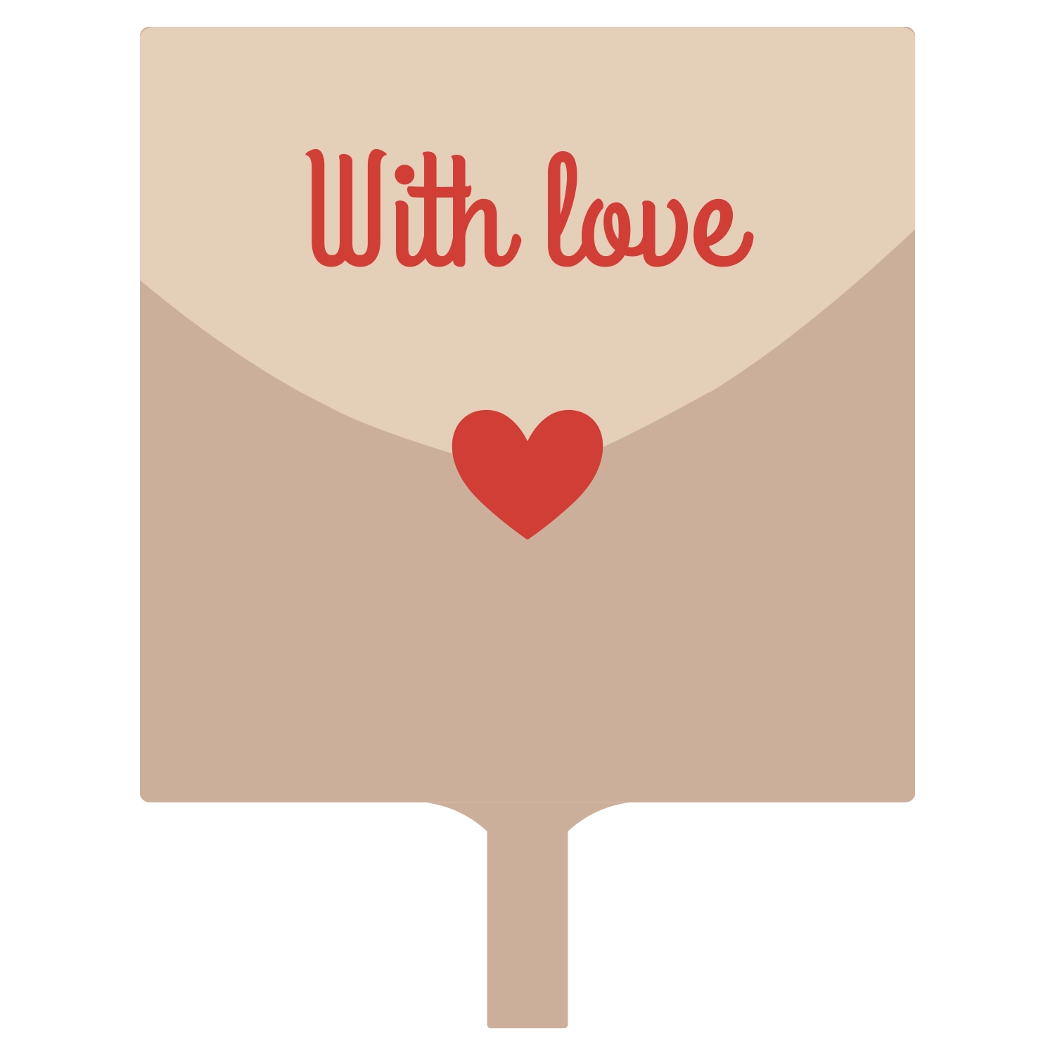 Custom Hand Fans Multiple Shapes Love