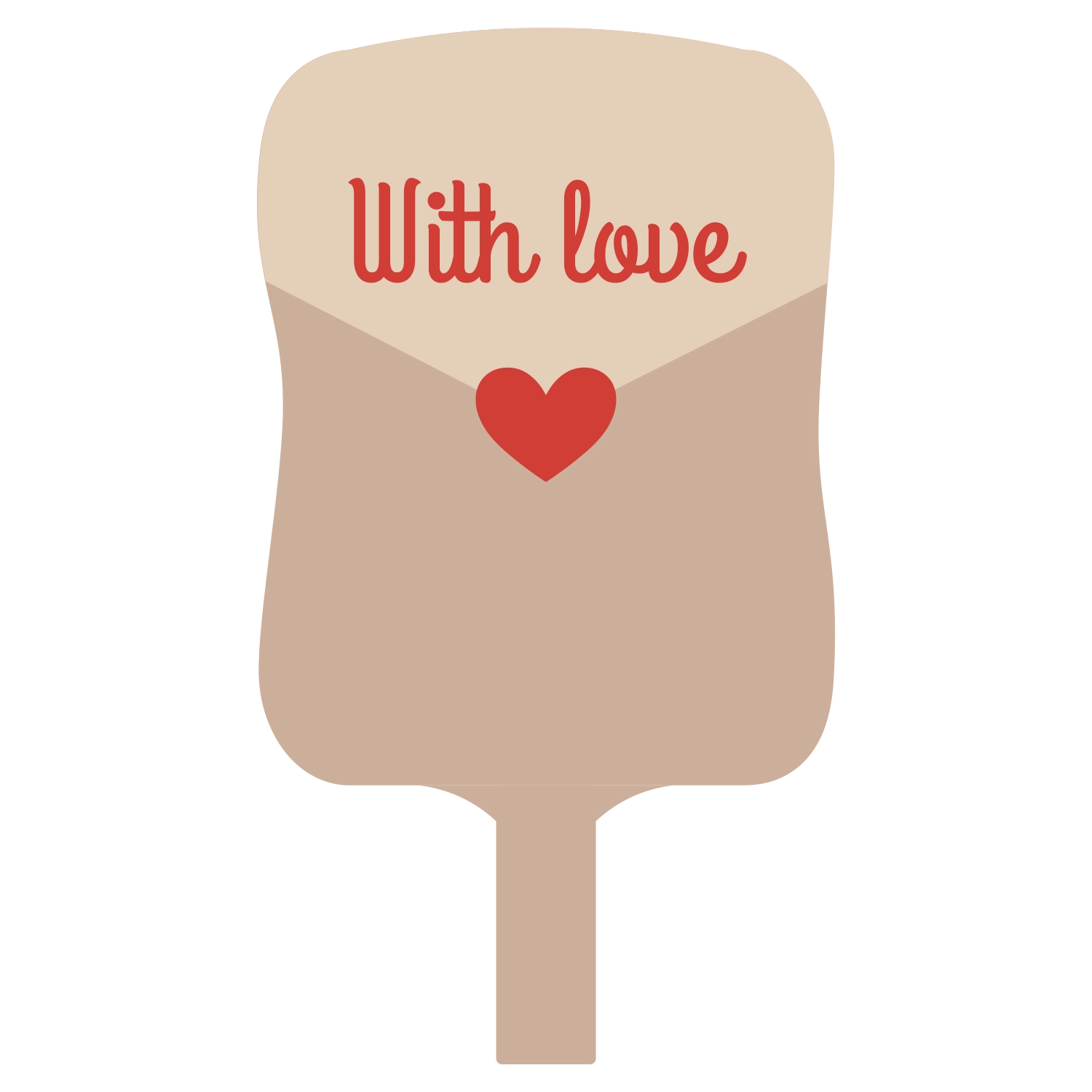 Custom Hand Fans Multiple Shapes Love