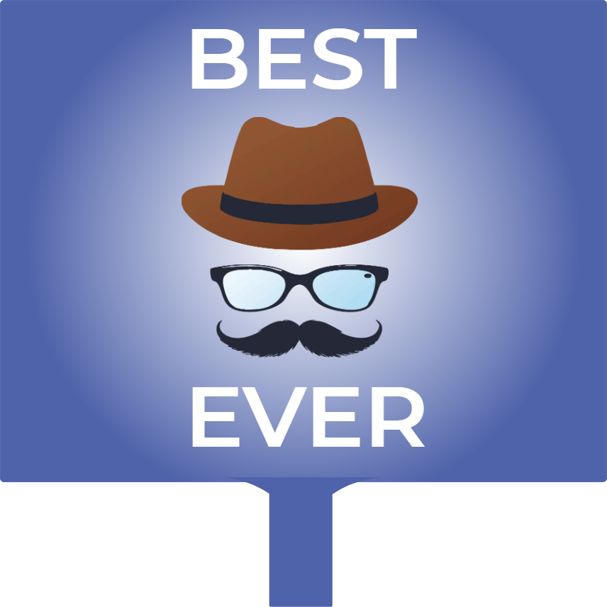 Custom Hand Fans Multiple Sizes Best Dad Ever